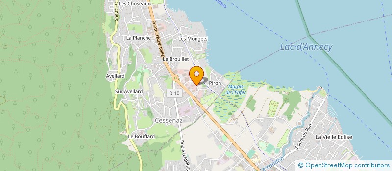 localisation de l'entreprise PACCARD E-COMMERCE à SEVRIER