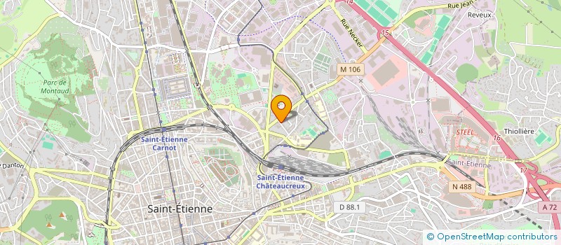 localisation de l'entreprise PACCARD INVEST  SAINT-ETIENNE