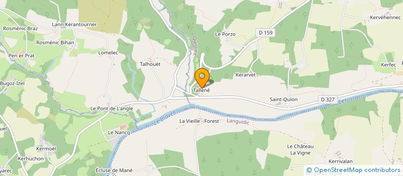 localisation de l'entreprise PACCARIN BENOIT  BUBRY