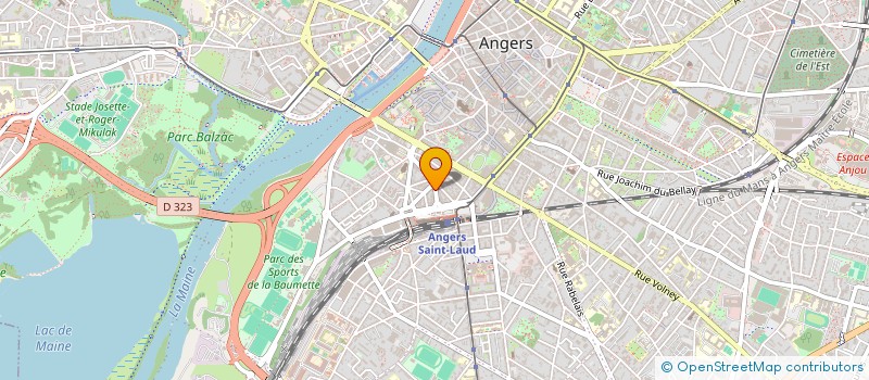 localisation de l'entreprise PACCHI à ANGERS