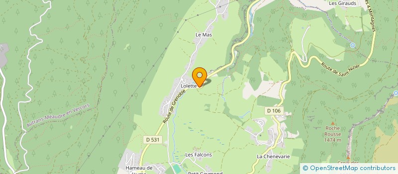 localisation de l'entreprise PACCLA  LANS-EN-VERCORS