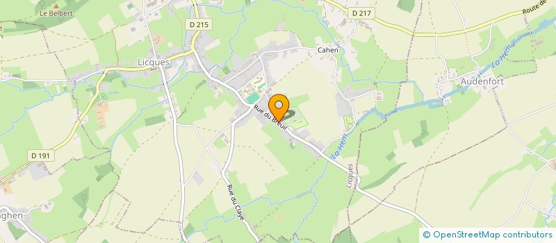 localisation de l'entreprise PACCO  LICQUES