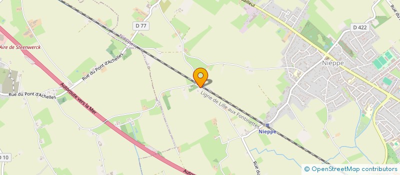 localisation de l'entreprise PACCOU  NIEPPE