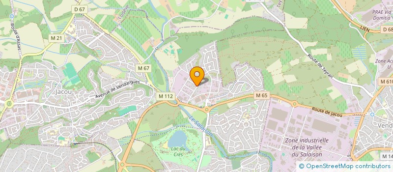localisation de l'entreprise PACCTE à LE CRES