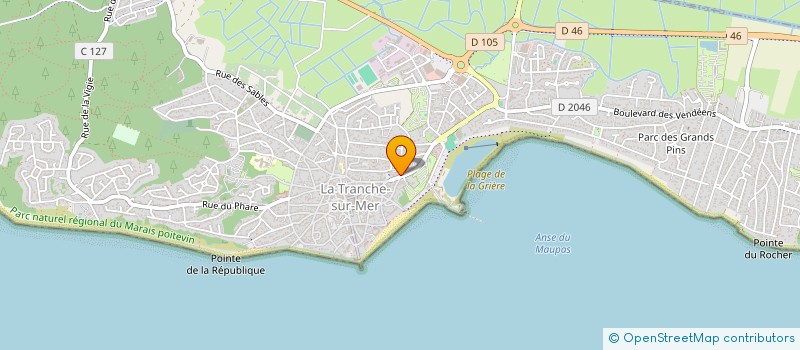 localisation de l'entreprise PACDELU à LA TRANCHE-SUR-MER