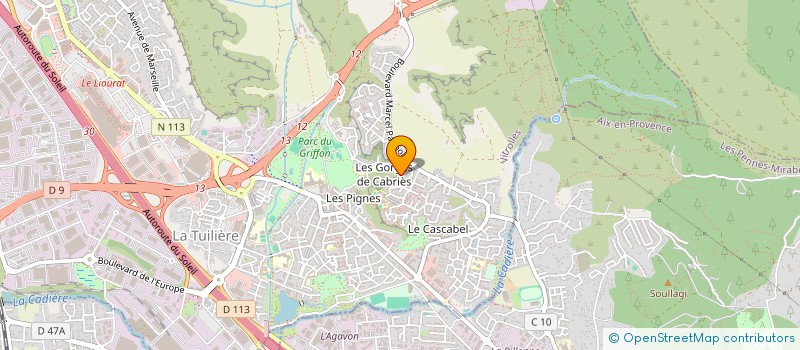 localisation de l'entreprise PACE à VITROLLES