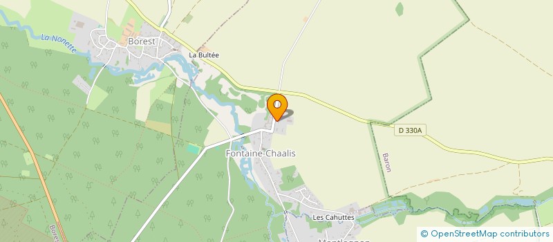 localisation de l'entreprise PACE  FONTAINE-CHAALIS