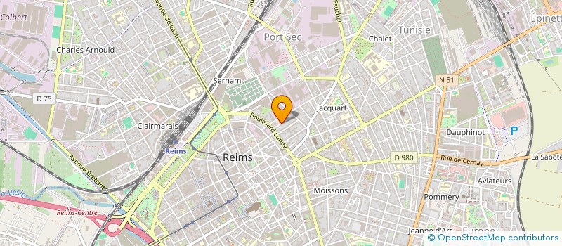 localisation de l'entreprise PACE  REIMS