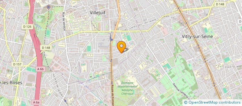 localisation de l'entreprise PACE à VILLEJUIF