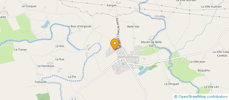 localisation de l'entreprise PACE  HEMONSTOIR