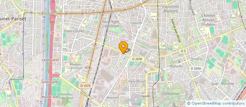 localisation de l'entreprise PACE  GRENOBLE