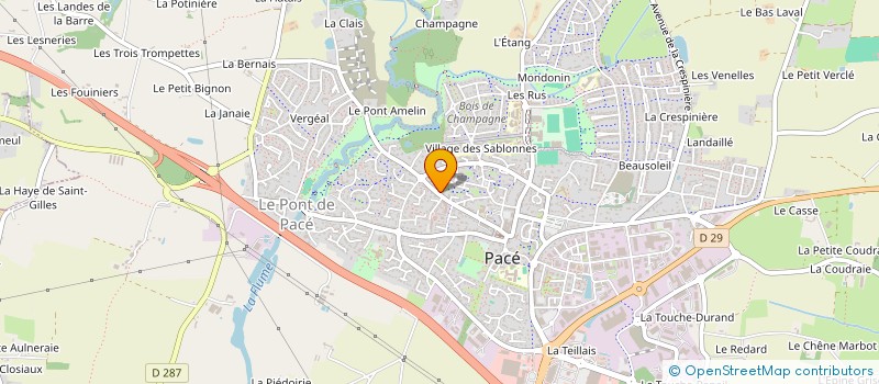 localisation de l'entreprise PACE A L'AMAP à PACE