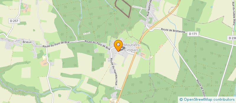 localisation de l'entreprise PACE E SALUTE  LES MOUTIERS-EN-CINGLAIS