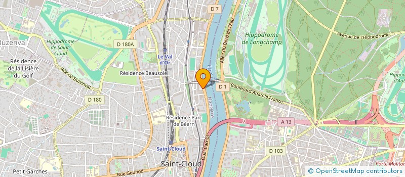 localisation de l'entreprise PACE FRANCE à SAINT-CLOUD