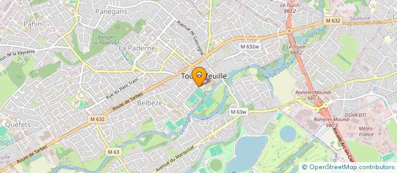 localisation de l'entreprise PACE SALUTE  TOURNEFEUILLE