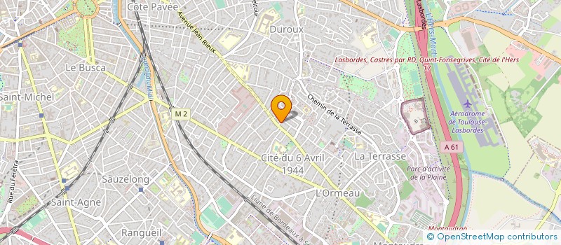 localisation de l'entreprise PACE SIXTINE à TOULOUSE
