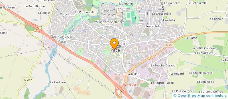 localisation de l'entreprise PACE SOLIDARITE  PACE