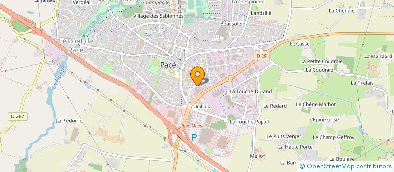 localisation de l'entreprise PACEFORME à PACE