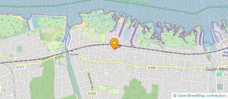 localisation de l'entreprise PACELLIS  GUJAN-MESTRAS