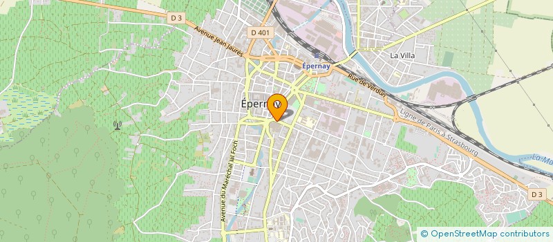 localisation de l'entreprise PACEMAKER  EPERNAY