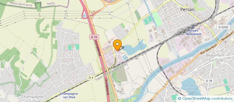 localisation de l'entreprise PACEMAKER  CHAMPAGNE-SUR-OISE