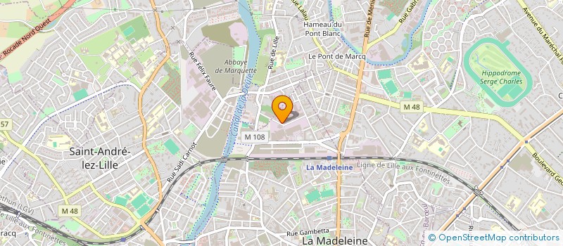 localisation de l'entreprise PACER à LA MADELEINE