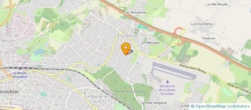 localisation de l'entreprise PACESAVI  LA BAULE-ESCOUBLAC