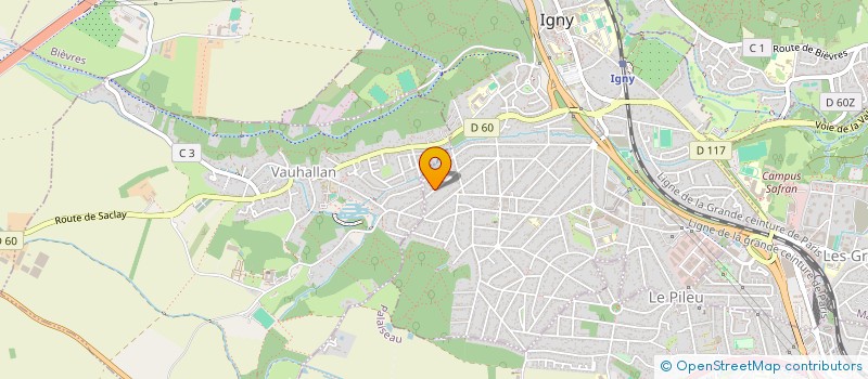 localisation de l'entreprise PACEUP  IGNY