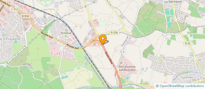 localisation de l'entreprise PACFY  PERPIGNAN