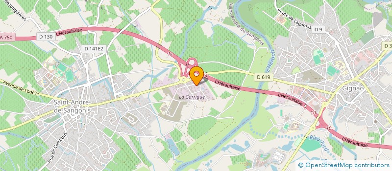 localisation de l'entreprise PACH  SAINT-ANDRE-DE-SANGONIS