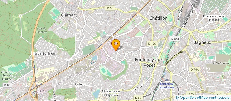 localisation de l'entreprise PACH DIFFUSION DEVELOPPEMENT à FONTENAY-AUX-ROSES