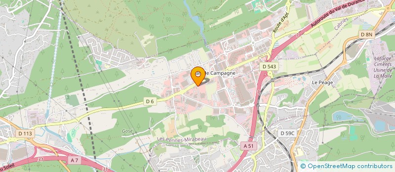 localisation de l'entreprise PACHA  MEYREUIL