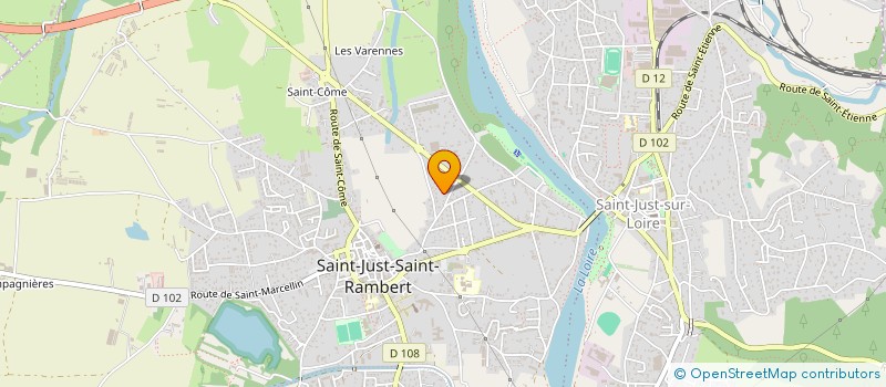 localisation de l'entreprise PACHA  SAINT-JUST-SAINT-RAMBERT