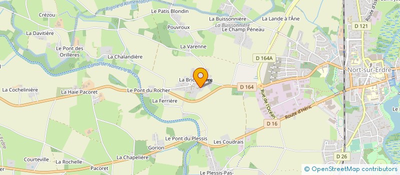 localisation de l'entreprise PACHA  NORT-SUR-ERDRE