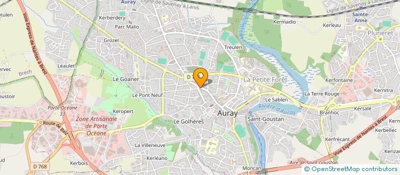 localisation de l'entreprise PACHA à AURAY