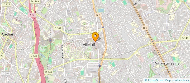 localisation de l'entreprise PACHA 94 à VILLEJUIF