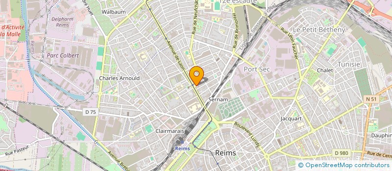 localisation de l'entreprise PACHA COIFFURE  REIMS