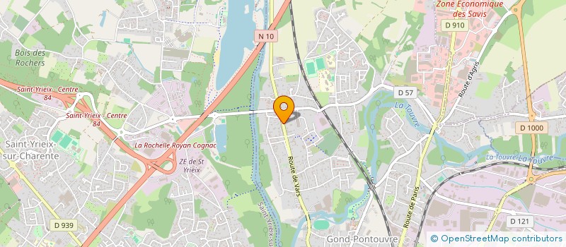 localisation de l'entreprise PACHA DE LA CHAUME  GOND-PONTOUVRE