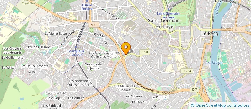 localisation de l'entreprise PACHA IMMO  SAINT-GERMAIN-EN-LAYE