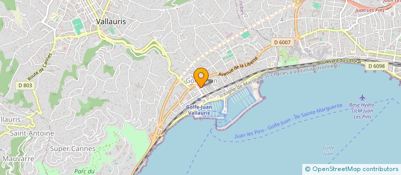 localisation de l'entreprise PACHA KEBAB à VALLAURIS