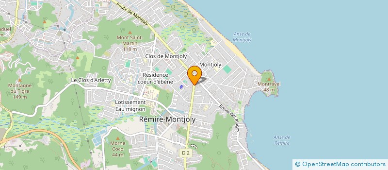 localisation de l'entreprise PACHA MAMA  REMIRE-MONTJOLY