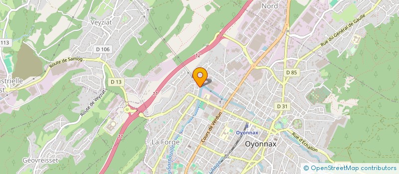 localisation de l'entreprise PACHA MARKET à OYONNAX