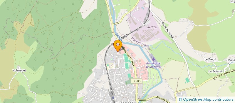 localisation de l'entreprise PACHADE  SAINT-JOSEPH