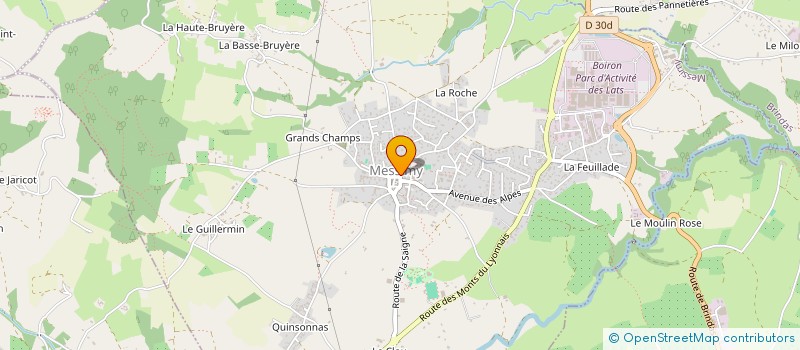 localisation de l'entreprise PACHAL JEOFFREY  SAINT-SYMPHORIEN-SUR-COISE