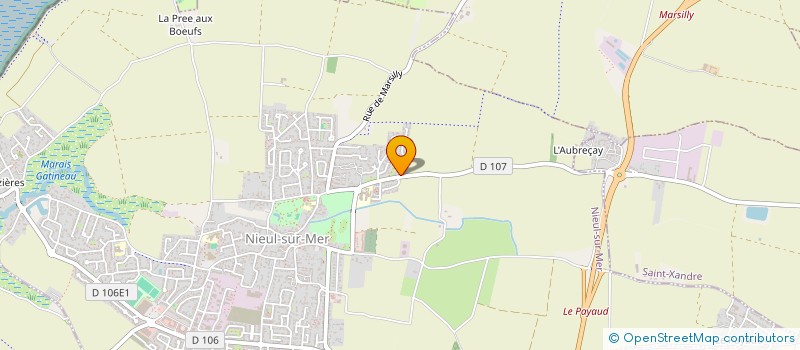 localisation de l'entreprise PACHALOUP  NIEUL-SUR-MER