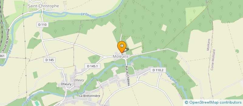 localisation de l'entreprise PACHAMA à MOLEANS