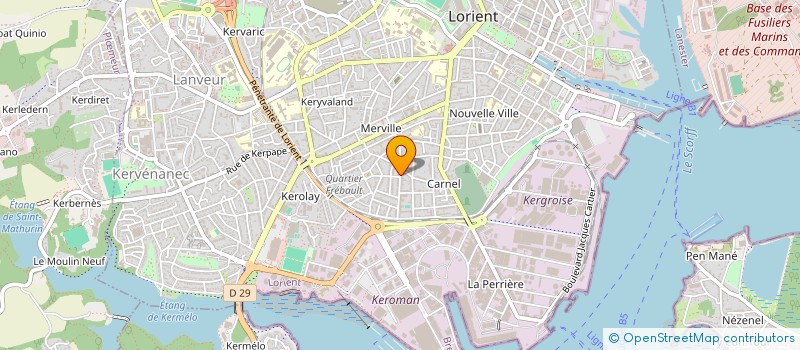 localisation de l'entreprise PACHAMAC à LORIENT