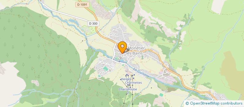 localisation de l'entreprise PACHAMAMA  LE MONETIER-LES-BAINS