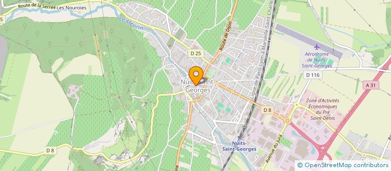 localisation de l'entreprise PACHAMAMA à NUITS-SAINT-GEORGES