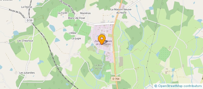 localisation de l'entreprise PACHANZO à SAINT-YRIEIX-LA-PERCHE